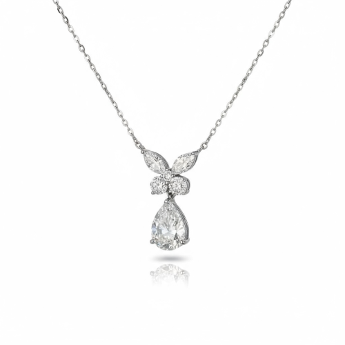 قلادة نسائية من الفضة 925