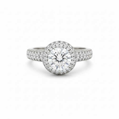 خاتم من الفضة والموسانيت