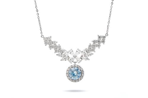 قلادة نسائية من الفضة 925