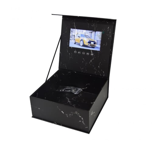 بوكس الشاشة اسود رخامي من غير ورد