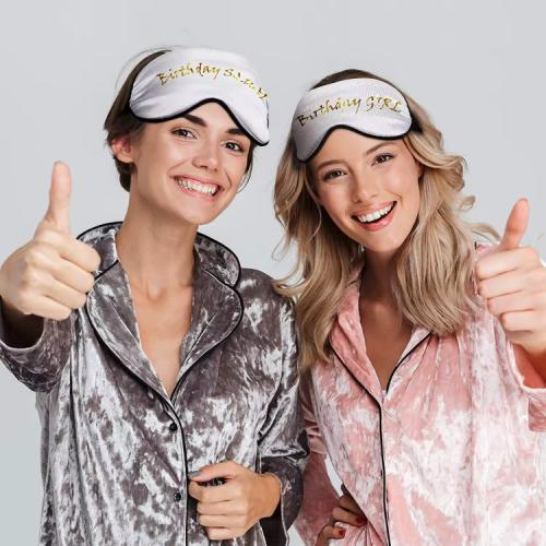 قناع النوم الناعم بالطباعة