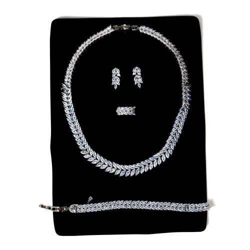 عقد زيركون موديل الأوراق