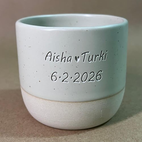 كوب سراميك بحفر من اختيارك