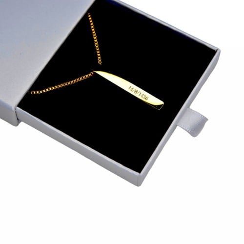 قلادة ذهبية بار المميزه