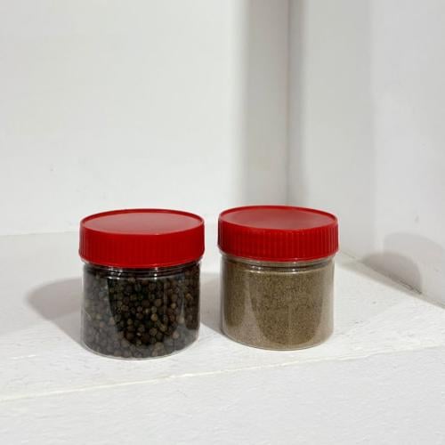 فلفل اسود مطحون وحب