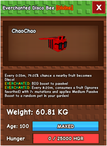 disco bee 60.81kg