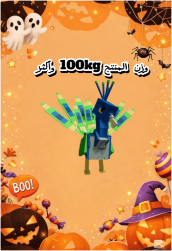peacock 100kg واكثر