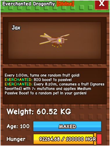 dragon fly 60.52kg