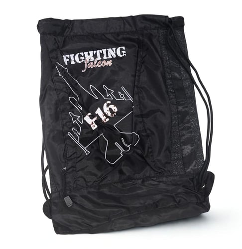 شنطة كيس حبل باللون الاسود بشعار طائرة ف 15 من الا...