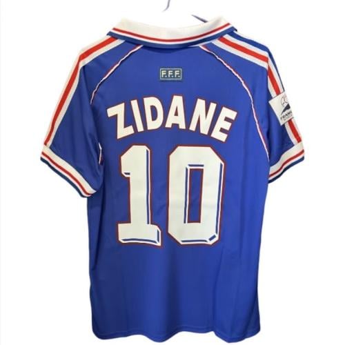 تيشيرت فرنسا 98 أزرق ( طباعة ZIDAN 10)