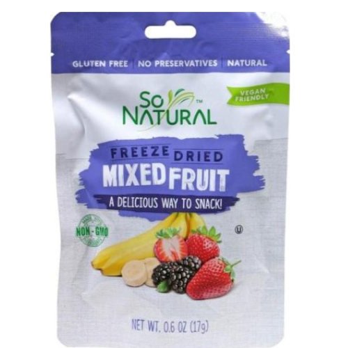 مكس فروت مجفف بالتبريد 15جرام