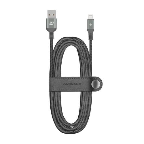 كيبل موماكس إليت ايفون USB بطول 1.20 م - أسود