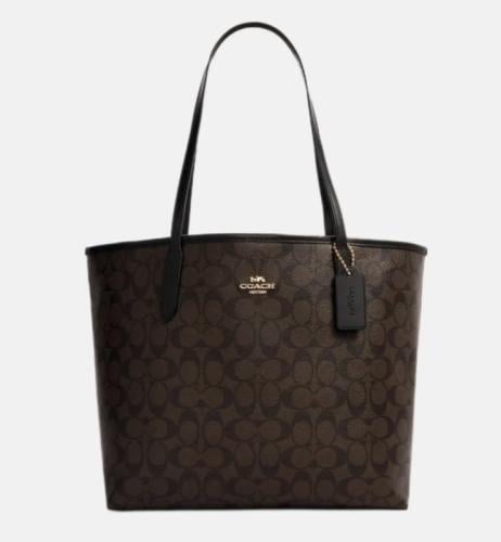 COACH أسود وبني