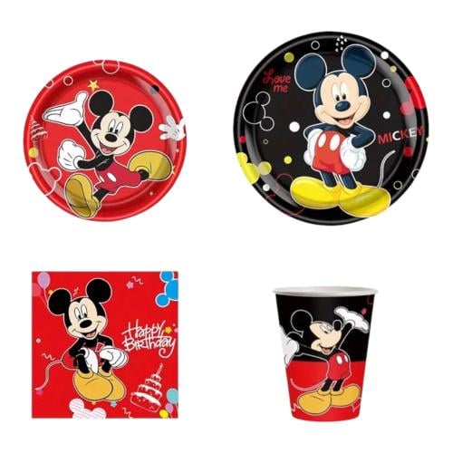طقم سفرة ميكي ماوس ( ٨ ) أشخاص ( ٦٤ ) قطعة