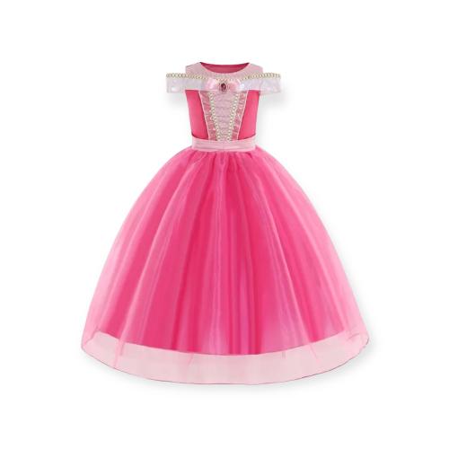 فستان الأميرة أرورا مع تاج و إكسسوارات