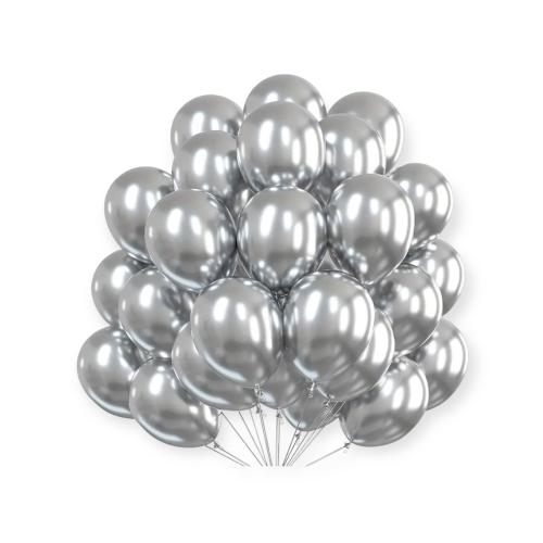 بالونات ميتلك فضي باكج ( ٤٠ ) قطعة