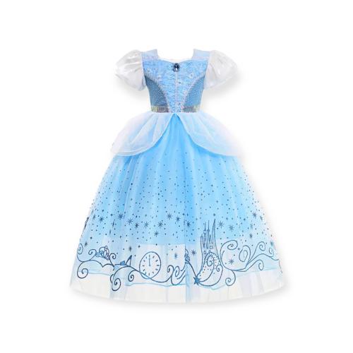 فستان الأميرة سندريلا مع تاج و إكسسوارات