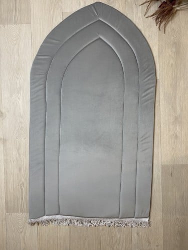 سجادة صلاة اسفنجية رمادي