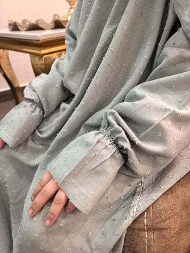 اطقم صلاة بناتي منقط تفني