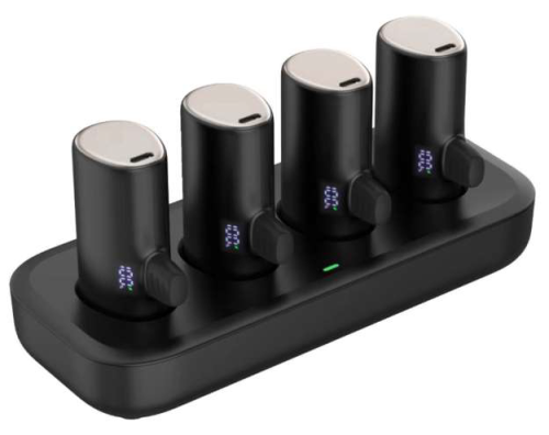 Charging station and power bank with a capacity of...