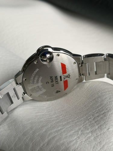 ساعة كارتيه 33mm