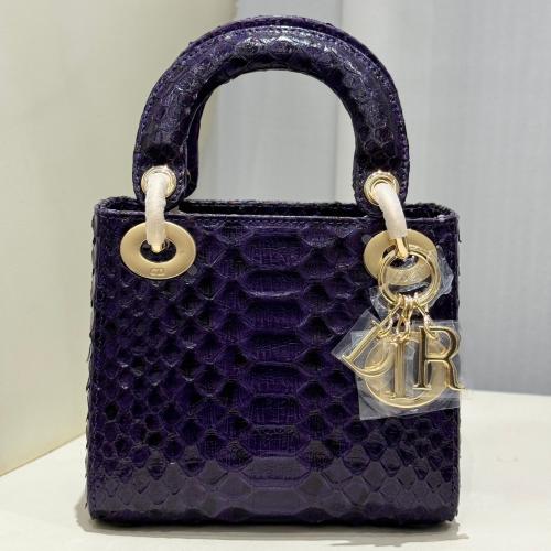 Dior Lady 17cm snakeskin