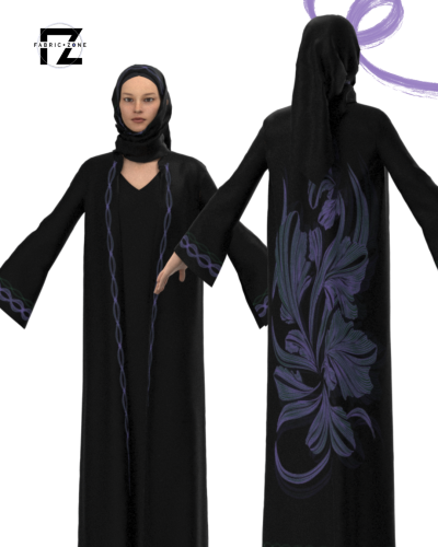 تصميم عباية رونق 006