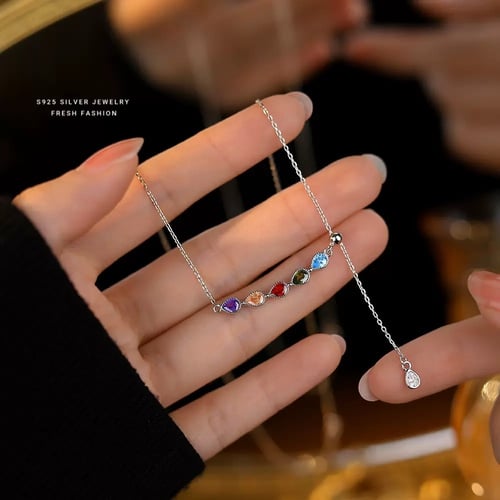 قلادة ألوانك أنتِ فضة عيار 925