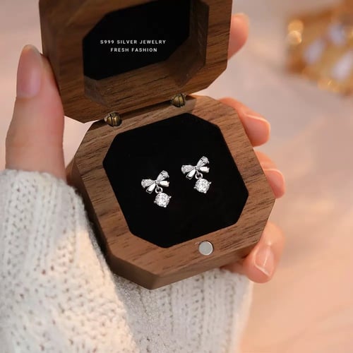 925 silver Bo Charm earrings