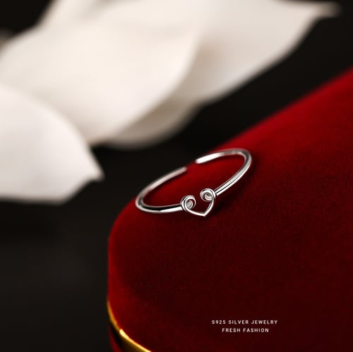 خاتم قلب رفيع