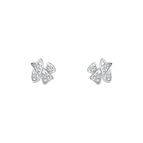 Butterfly knot earrings, silver, 925 karat.