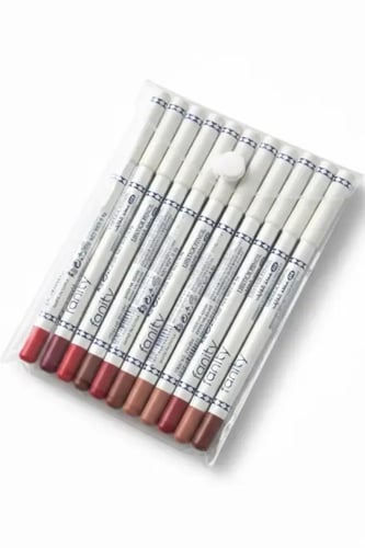 محددات شفايف بديل لوك ضد الماء 12 العدد