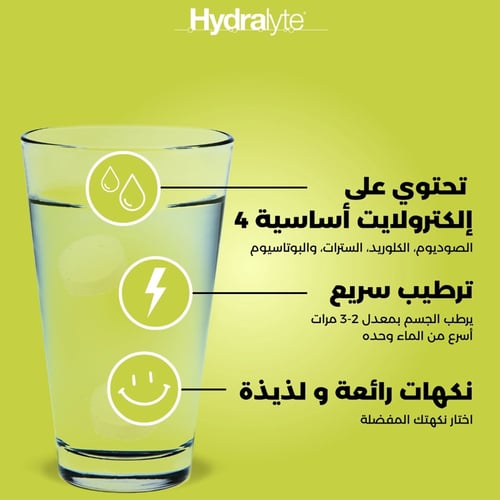 عبوة التوفير أقراص هيدرالايت - إلكتروليت فوار ليمو...