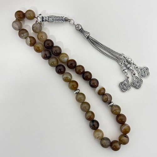 سبحة العقيق البرازيلي الفاخر