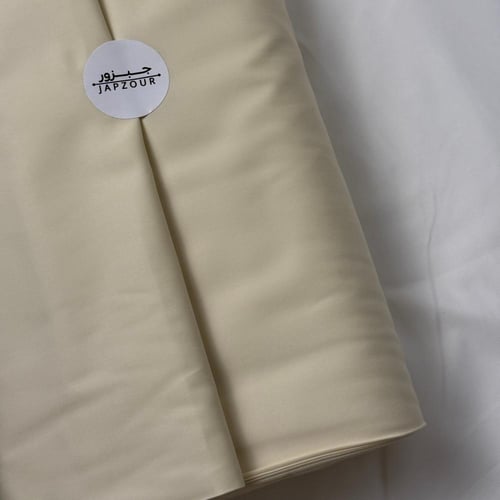 قماش قطن الأسطورة - كريمي