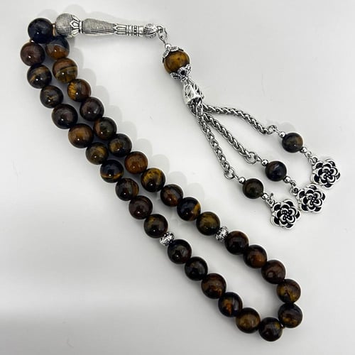 سبحة العقيق البرازيلي البني