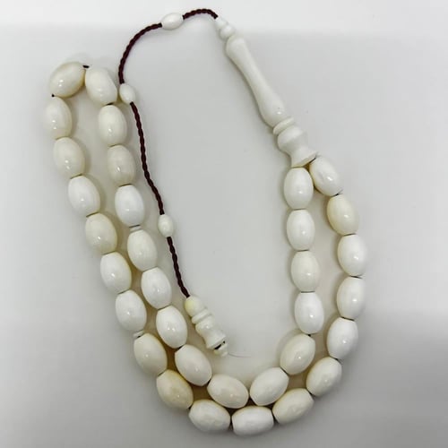 سبحة عظم خرزات كبيرة