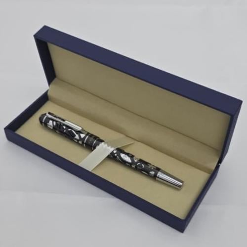 قلم أزورتي بني غامق فاخر