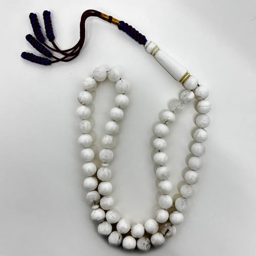 سبحة بلجيكية أبيض