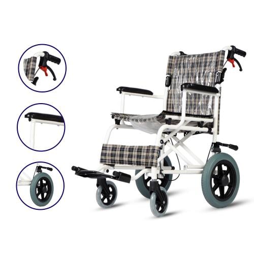 كرسي متحرك المونيوم 18 انش