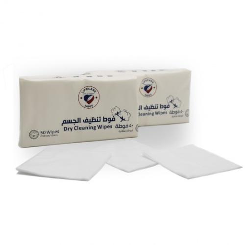فوط جافة للتنظيف لايف كير - ( كرتون )