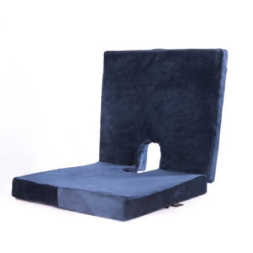 مقعد ومسند طبي مريح ازرق HT216