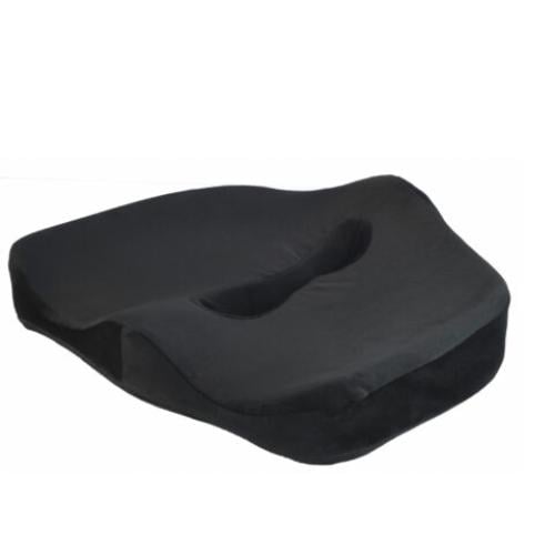 مقعد عصعص طبي ميمورى فوم اسود HT204