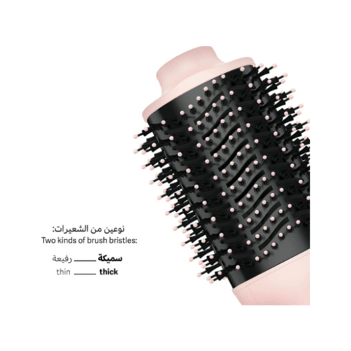 لابيل برش سولو لتصفيف الشعر وردي - LB022