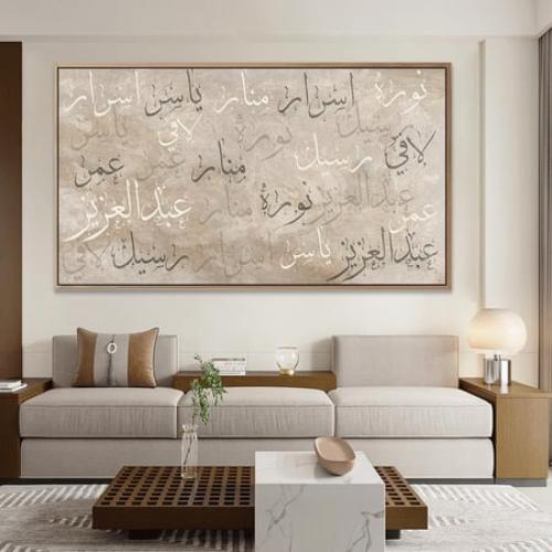 لوحة اسماء العائلة