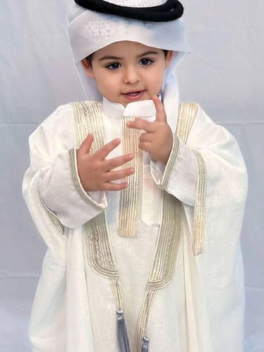 ثوب البشت للمواليد - تصميم حصري