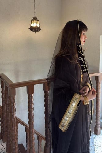 بكج الزي النجدي للام والبنت حسب الطلب