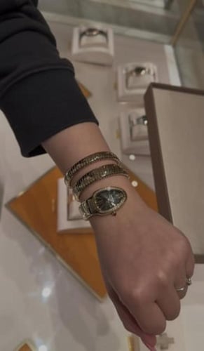 ساعة الثعبان العصرية 3 لفات