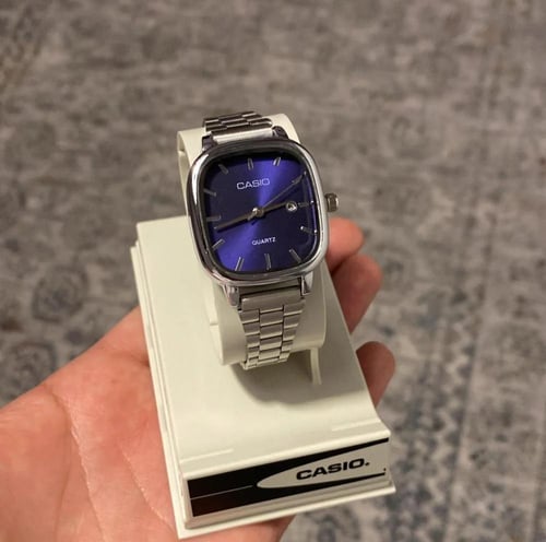 كاسيو LTP نسائي كحلي - بحفر حسب الطلب