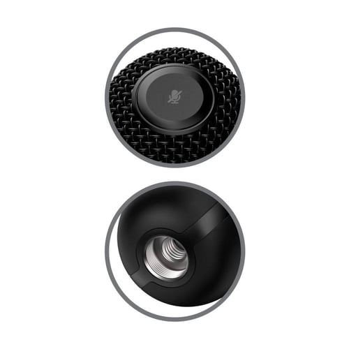 ميكروفون USB للألعاب هايبر إكس سولو كاست بلون أسود